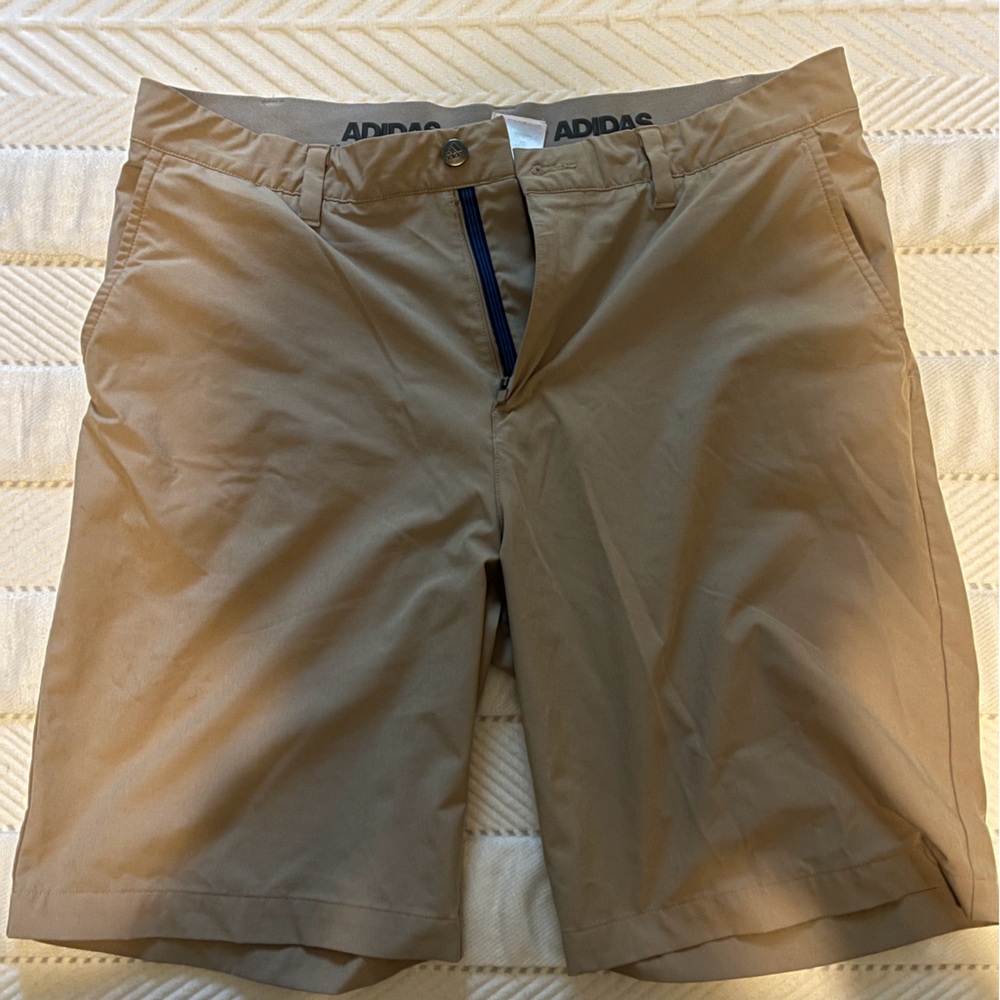 Adidas Men's Golf Shorts Khaki Beige